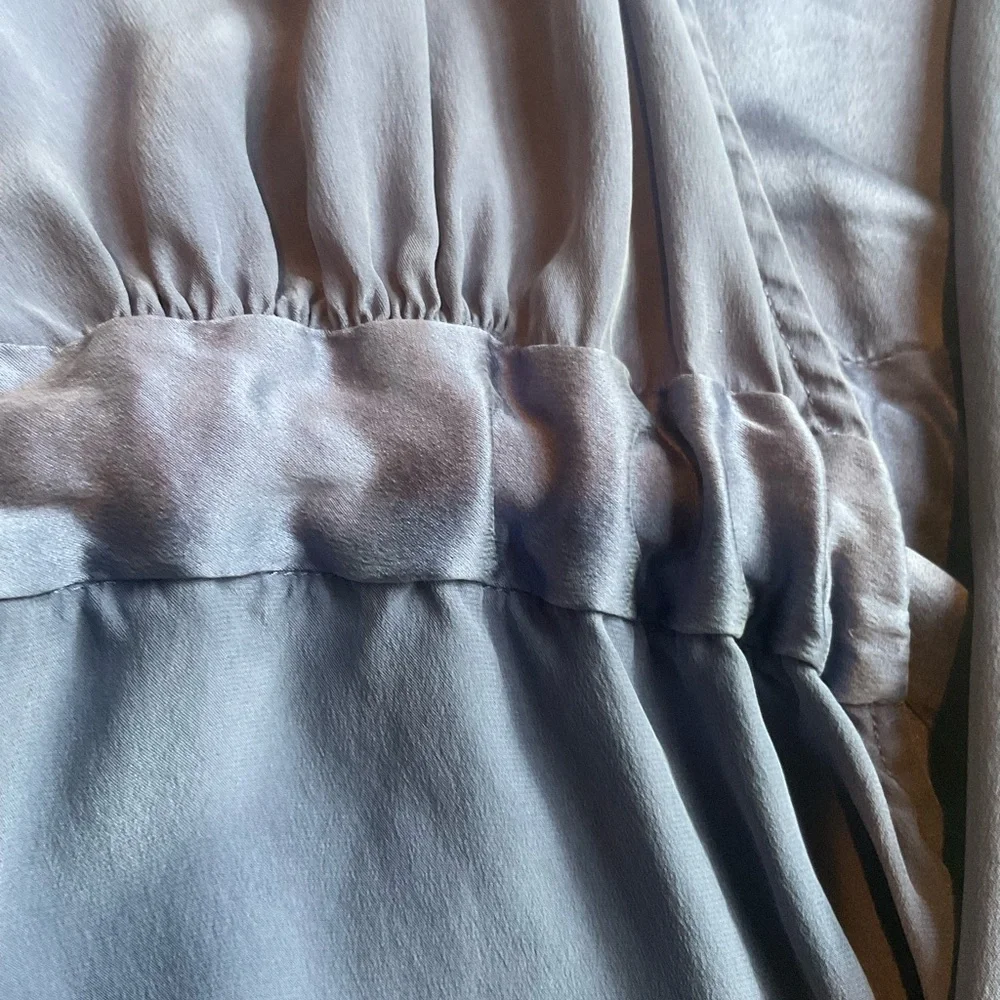 GAP Body Women's Size SP Purple and Pink Paisley 100% Silk Lingerie Set - Picture 16 of 16